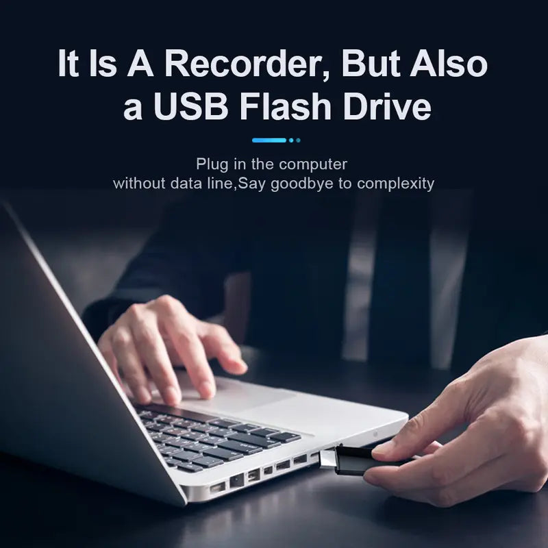 USB-Sprachrekorder & USB-Stick – HD-Audioaufnahme mit einem Klick und USB-Speicher