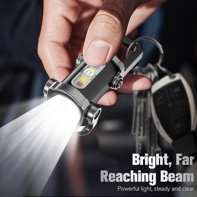 Rechargeable Keychain Flashlight – Portable LED Mini Torch