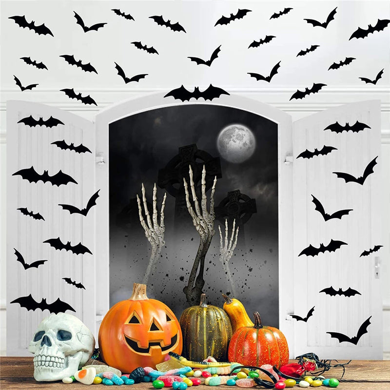 3D Halloween Bat Wall Mount Props