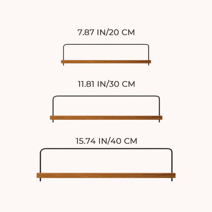 Minimalist Card Photo Display Shelf