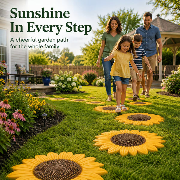💥 LAST DAY 49% OFF - 🌻 Reusable Sunflower Stepping Stone Mold (📦Buy 3 & Get Free Shipping)