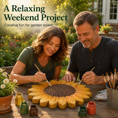 💥 LAST DAY 49% OFF - 🌻 Reusable Sunflower Stepping Stone Mold (📦Buy 3 & Get Free Shipping)