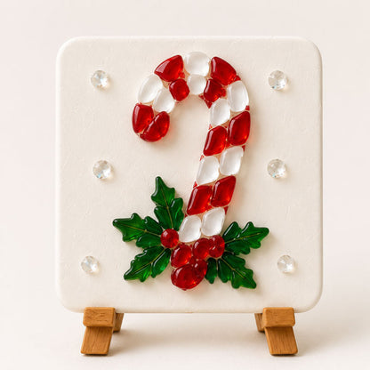 Christmas Sea Glass Mosaic DIY Art Kit 6 Festive Patterns