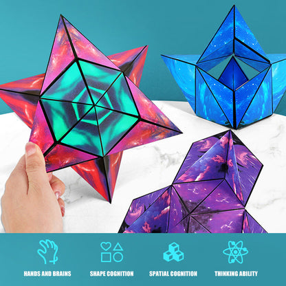 3D Geometric Magnetic Rubik's Cube