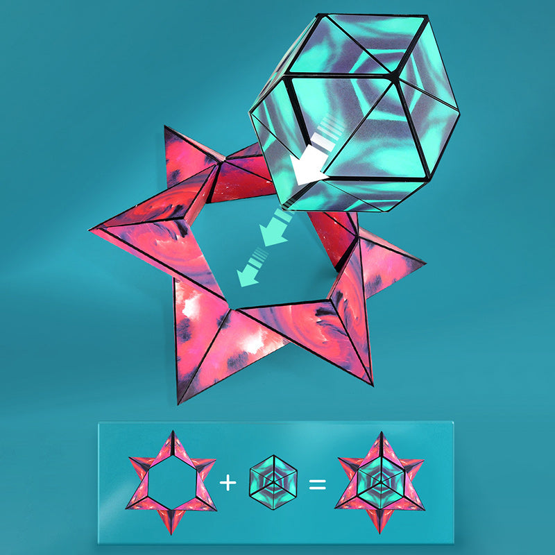 3D Geometric Magnetic Rubik's Cube