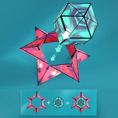 3D Geometric Magnetic Rubik's Cube