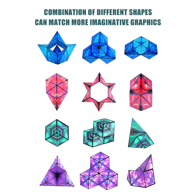3D Geometric Magnetic Rubik's Cube