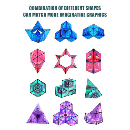 3D Geometric Magnetic Rubik's Cube