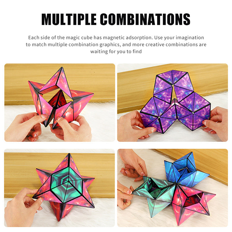3D Geometric Magnetic Rubik's Cube