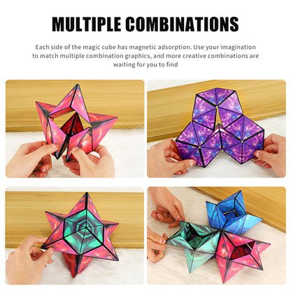 3D Geometric Magnetic Rubik's Cube