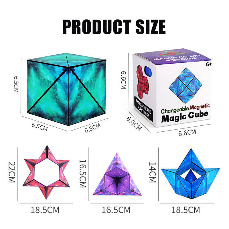 3D Geometric Magnetic Rubik's Cube
