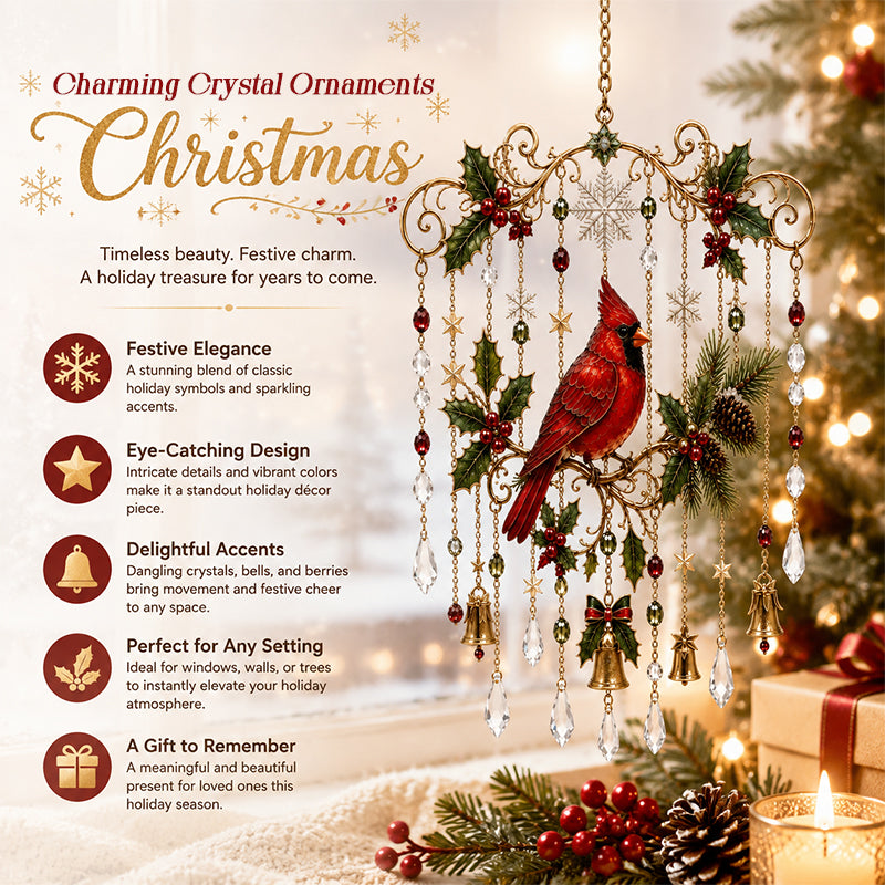 Christmas Crystal Hanging Ornament