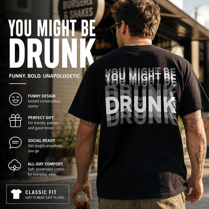 Men's Funny Quote Print T-Shirt