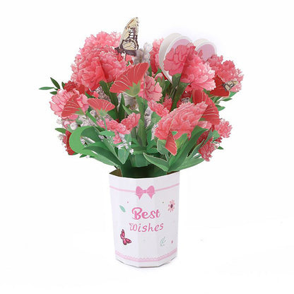 3D Bouquet, Popup Greeting Card