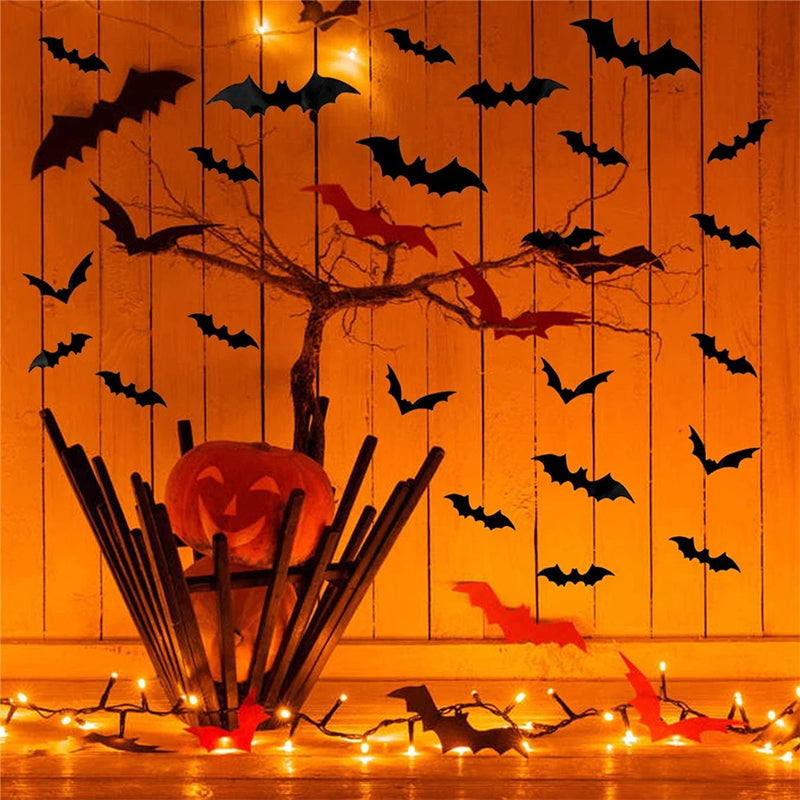 3D Halloween Bat Wall Mount Props