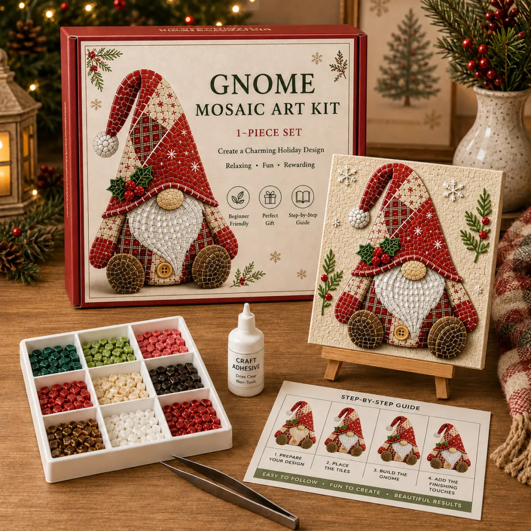 🔥Last Day Buy 3 & Get Free Shipping🧩 Gnome Mosaic Art Kit – Create Your Own Charming Handmade Masterpiece