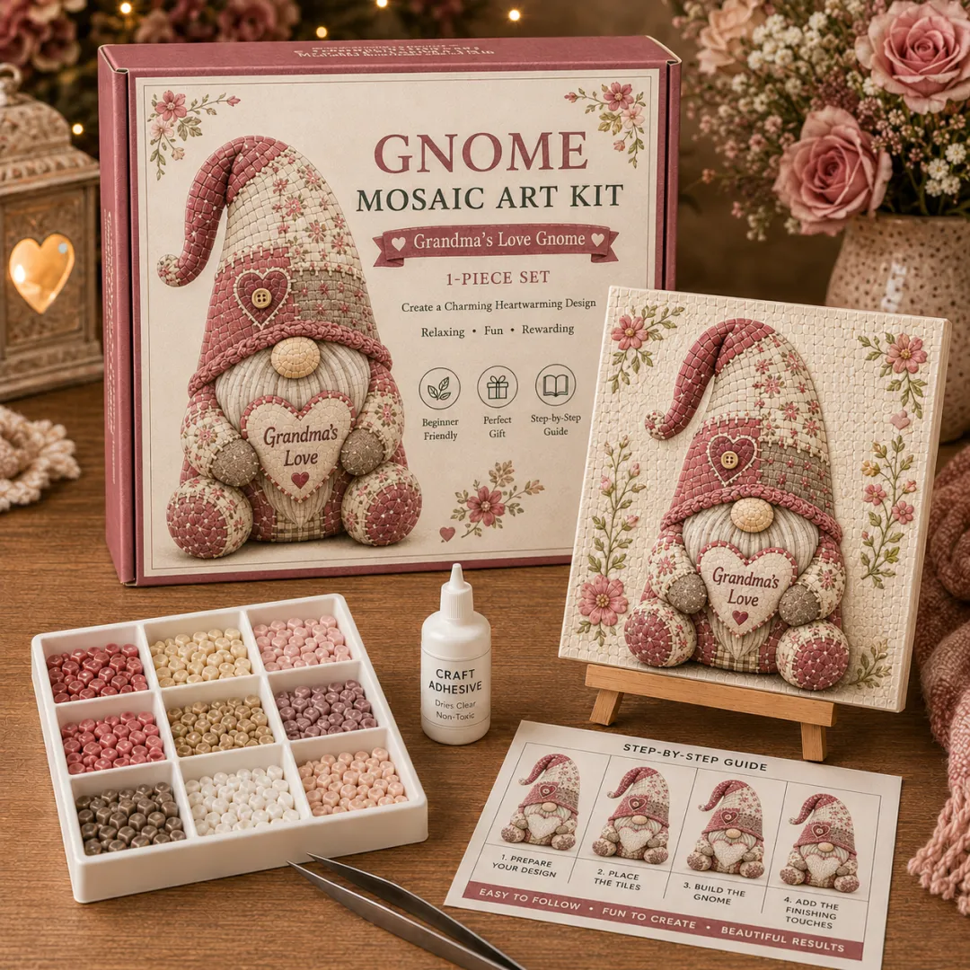 🔥Last Day Buy 3 & Get Free Shipping🧩 Gnome Mosaic Art Kit – Create Your Own Charming Handmade Masterpiece
