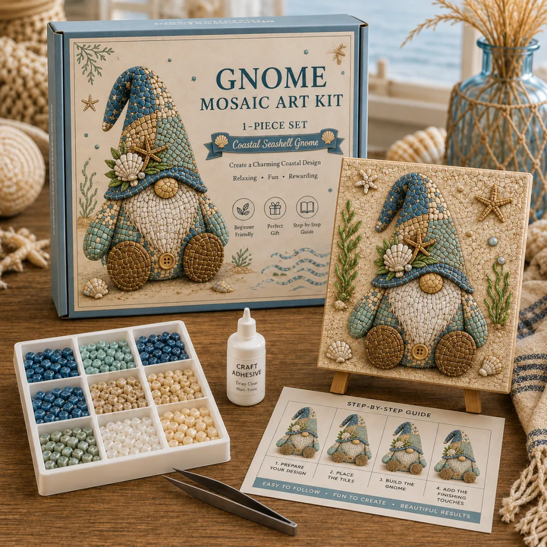 🔥Last Day Buy 3 & Get Free Shipping🧩 Gnome Mosaic Art Kit – Create Your Own Charming Handmade Masterpiece