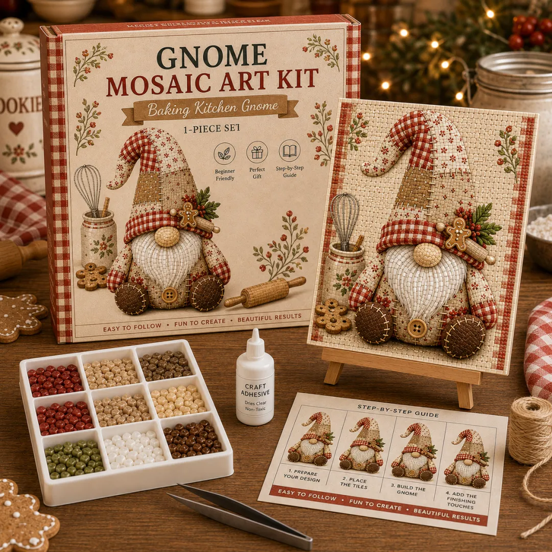 🔥Last Day Buy 3 & Get Free Shipping🧩 Gnome Mosaic Art Kit – Create Your Own Charming Handmade Masterpiece