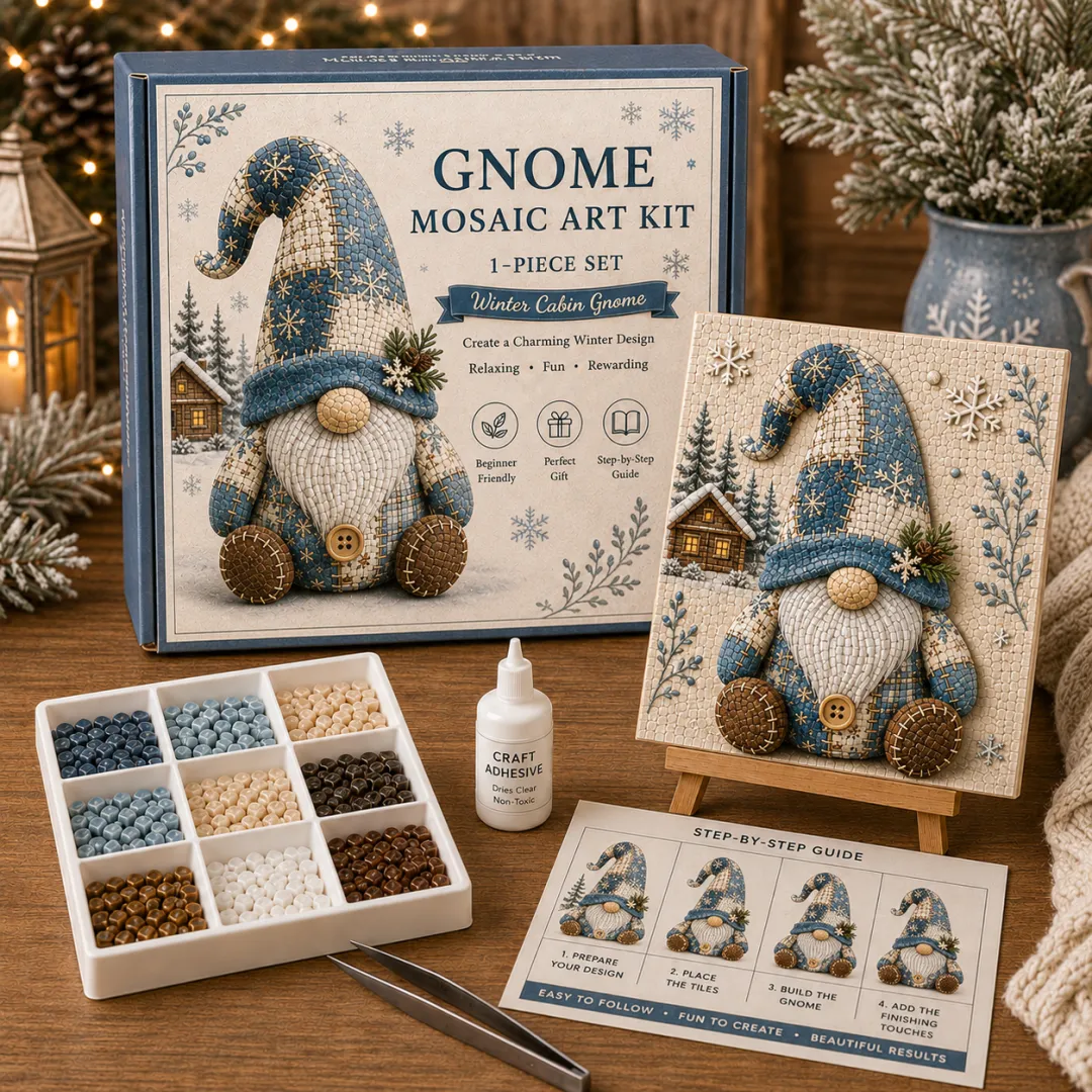 🔥Last Day Buy 3 & Get Free Shipping🧩 Gnome Mosaic Art Kit – Create Your Own Charming Handmade Masterpiece
