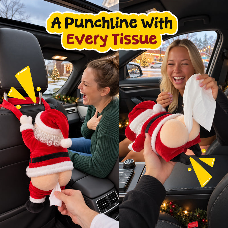 Nissens rumpe – morsom lommetørkleholder til jul 🎅