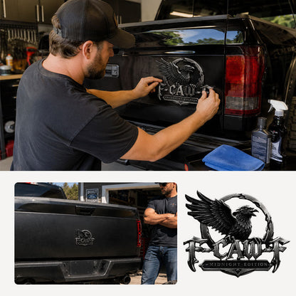 F-CAW-F "Midnight Edition" Metal Emblem - Premium Attitude Decal