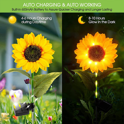 Sunflower Garden Lawn Lamp