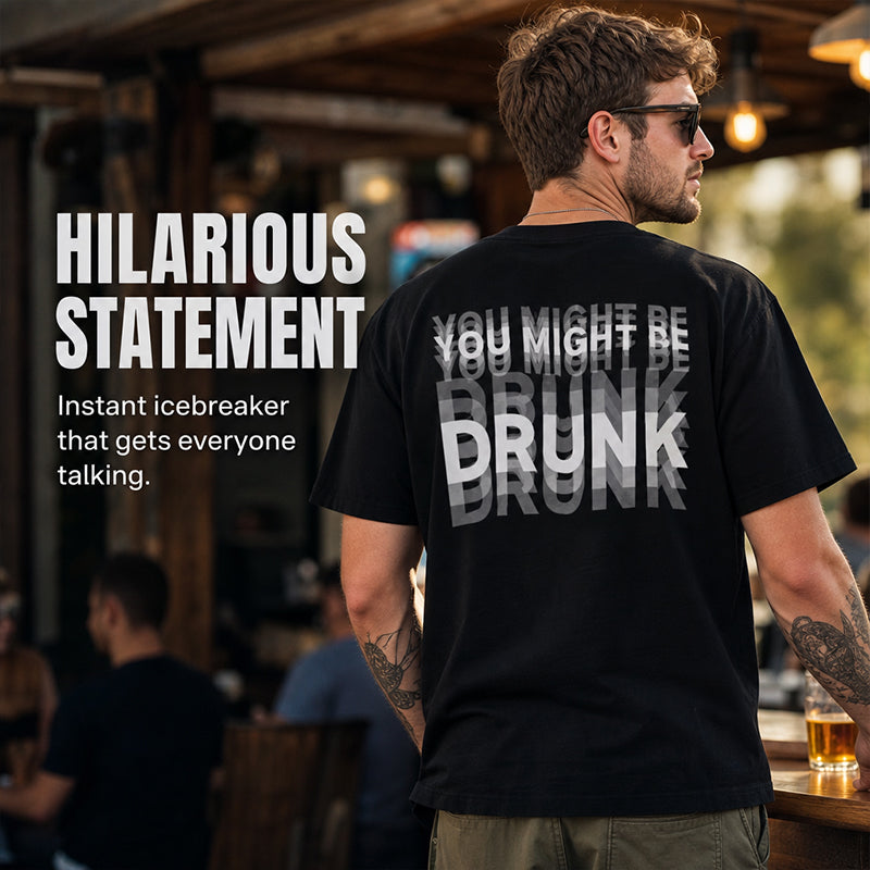 Men's Funny Quote Print T-Shirt