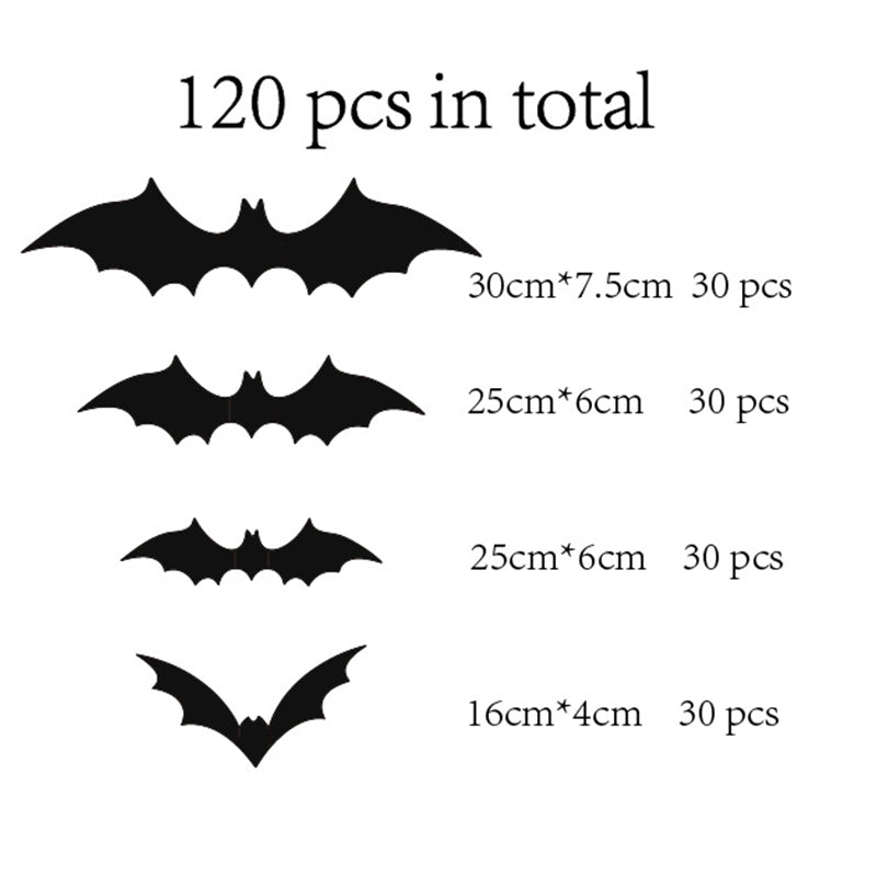 3D Halloween Bat Wall Mount Props