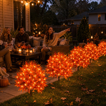 Light-Up Autumn Maple Tree – LED Fall Tree Ornament