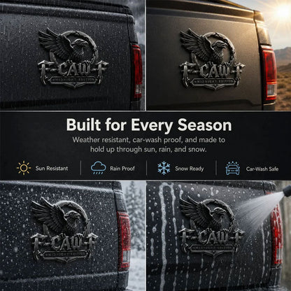 F-CAW-F "Midnight Edition" Metal Emblem - Premium Attitude Decal