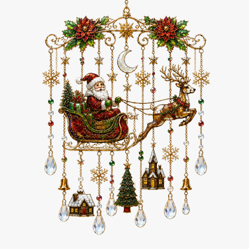 Christmas Crystal Hanging Ornament