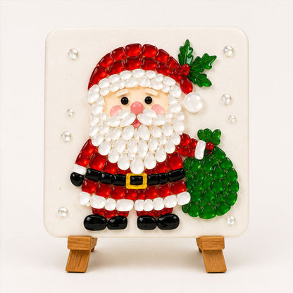 Christmas Sea Glass Mosaic DIY Art Kit 6 Festive Patterns