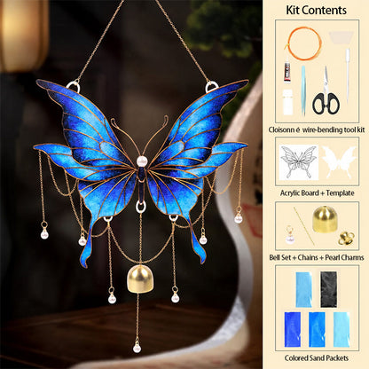Cloisonné Enamel Wind Chime Hanging Ornament