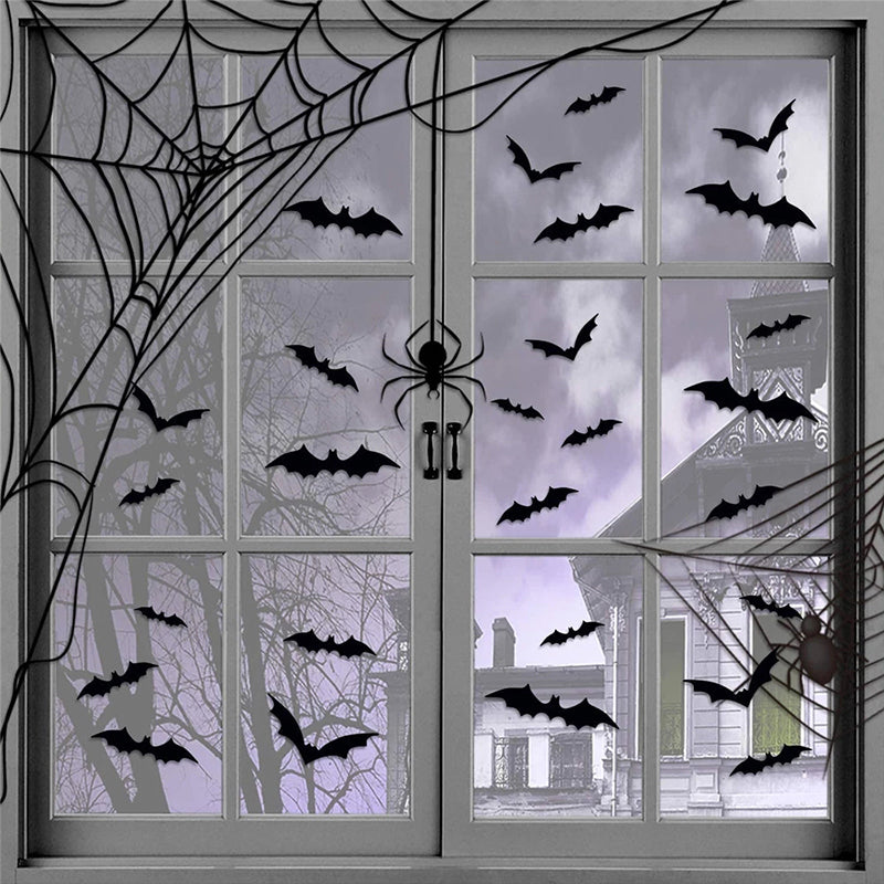 3D Halloween Bat Wall Mount Props