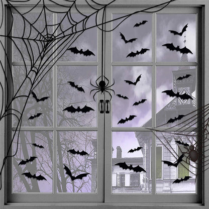 3D Halloween Bat Wall Mount Props