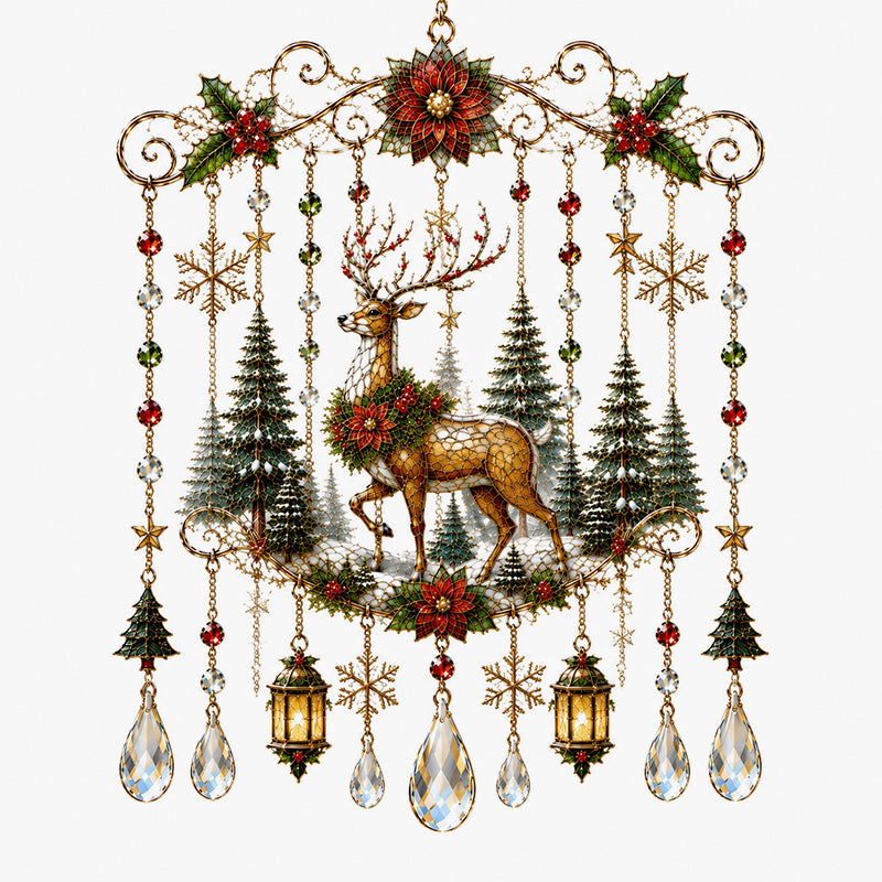 Christmas Crystal Hanging Ornament