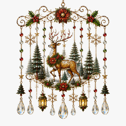 Christmas Crystal Hanging Ornament