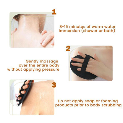 Peeling-Badepad | Entfernt porentief abgestorbene Hautschüppchen für glatte, strahlende Haut