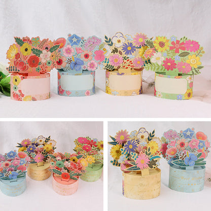 3D Bouquet Greeting Card-Teacher's Day Gift(with Envelope)