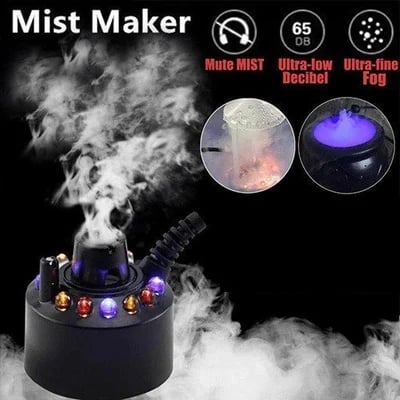 12 LED light Ultrasonic Mist Maker Fogger🎃