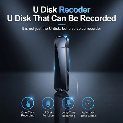 USB-Sprachrekorder & USB-Stick – HD-Audioaufnahme mit einem Klick und USB-Speicher