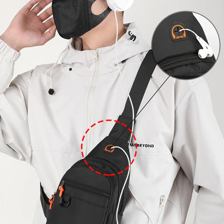 🎒 50 % RABATT! 💼 Wasserdichte Schultertasche mit mehreren Fächern – Verstellbarer Schultergurt – Ideal für den Alltag, Reisen oder Ausflüge – Trockene und sichere Aufbewahrung 🌧️✨