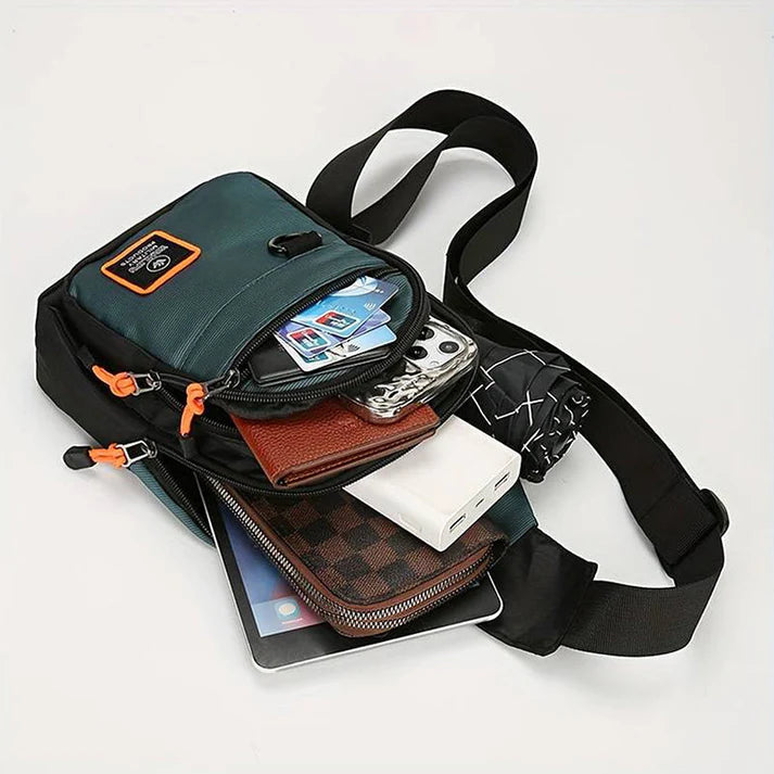🎒 50 % RABATT! 💼 Wasserdichte Schultertasche mit mehreren Fächern – Verstellbarer Schultergurt – Ideal für den Alltag, Reisen oder Ausflüge – Trockene und sichere Aufbewahrung 🌧️✨