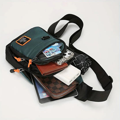 🎒 50 % RABATT! 💼 Wasserdichte Schultertasche mit mehreren Fächern – Verstellbarer Schultergurt – Ideal für den Alltag, Reisen oder Ausflüge – Trockene und sichere Aufbewahrung 🌧️✨